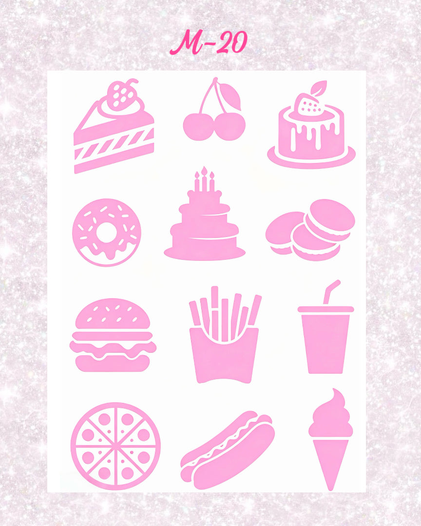 DIY Glitter Tattoo Sticker - M Series