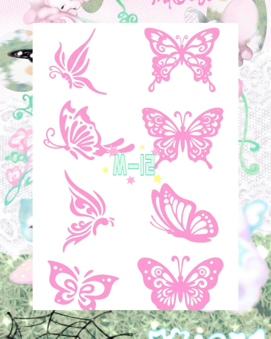 DIY Glitter Tattoo Sticker - M Series