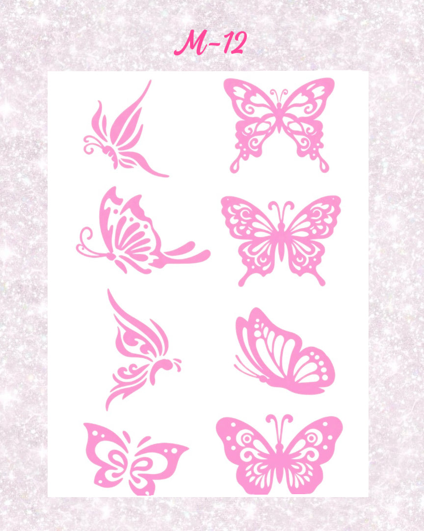DIY Glitter Tattoo Sticker - M Series
