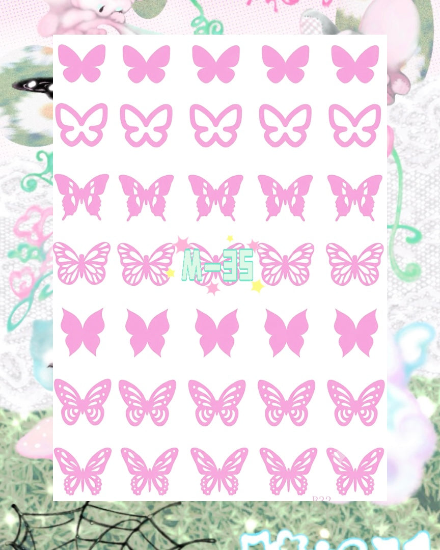 DIY Glitter Tattoo Sticker - M Series