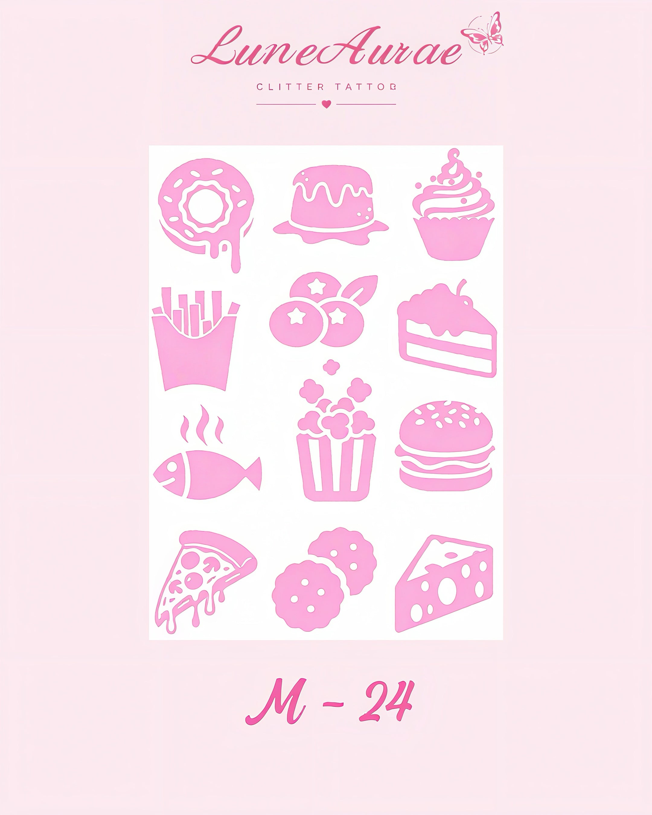 DIY Glitter Tattoo Sticker - M Series