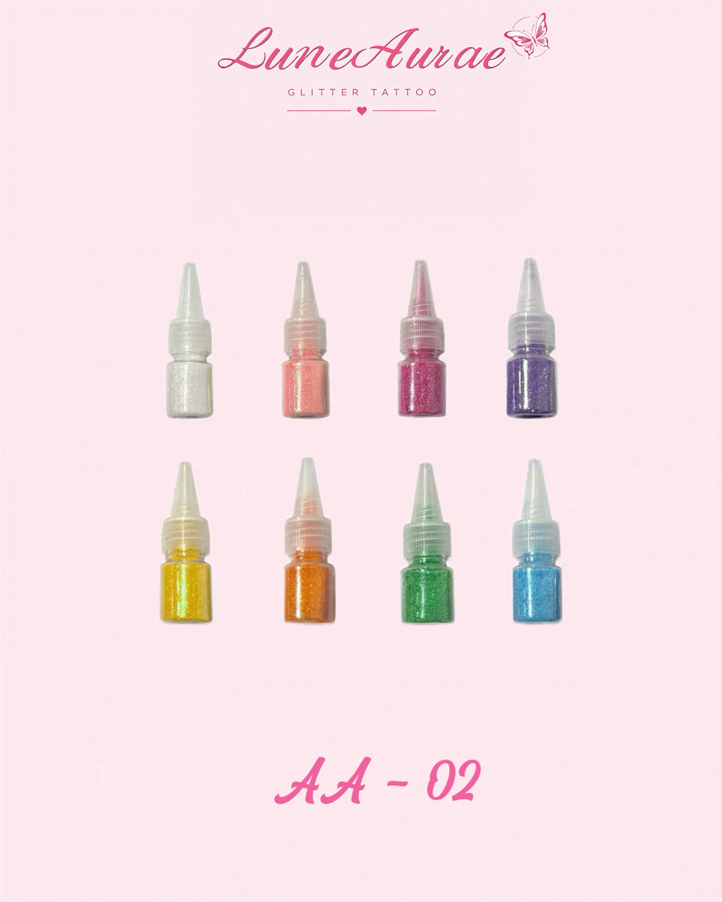 DIY Glitter Tattoo Sticker Set-A series