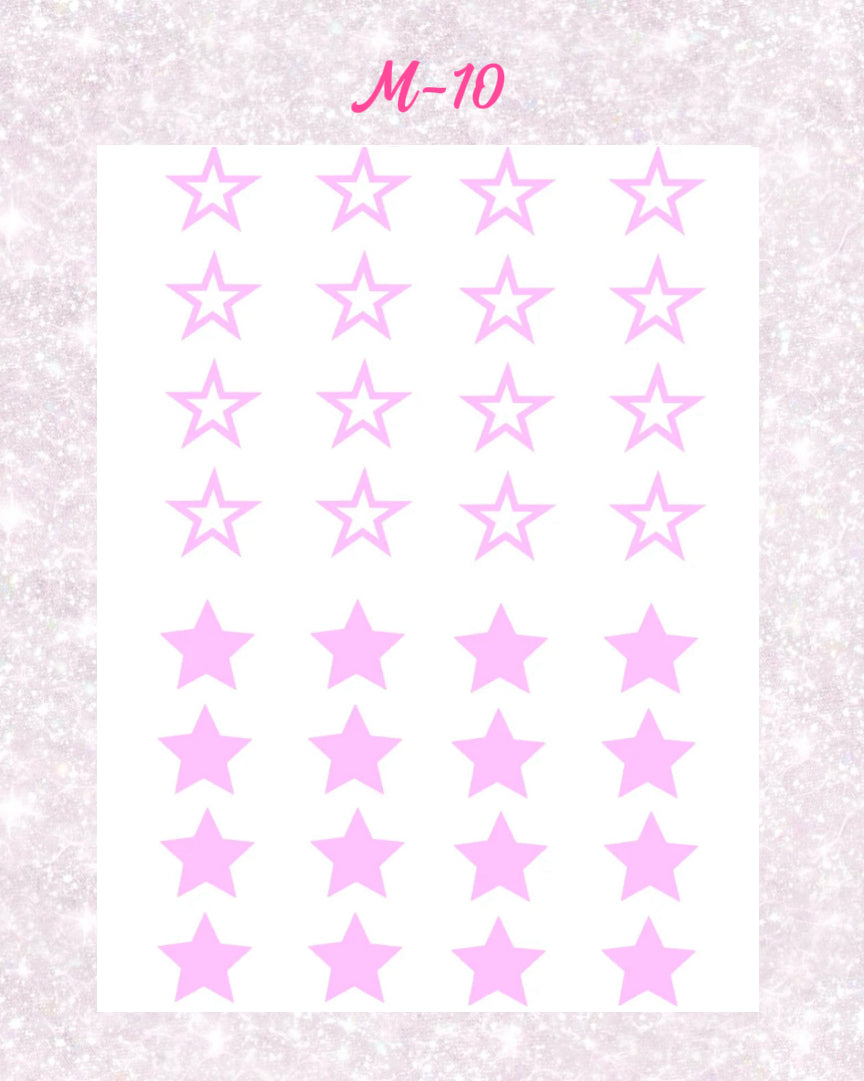 DIY Glitter Tattoo Sticker - M Series