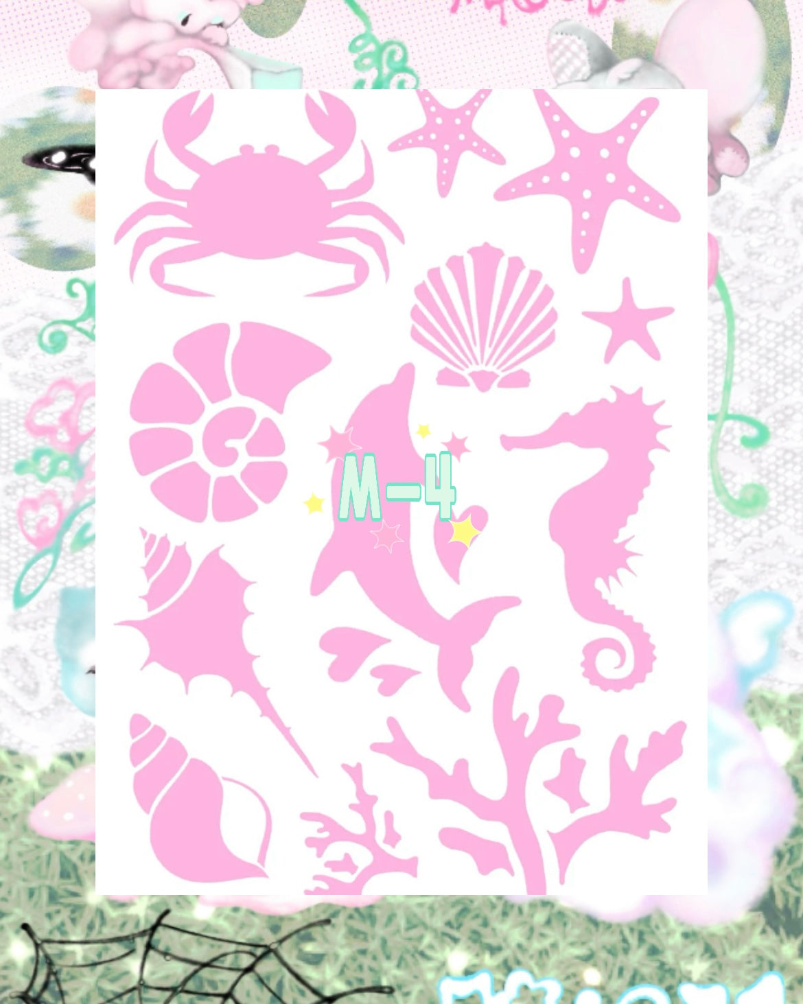 DIY Glitter Tattoo Sticker - M Series