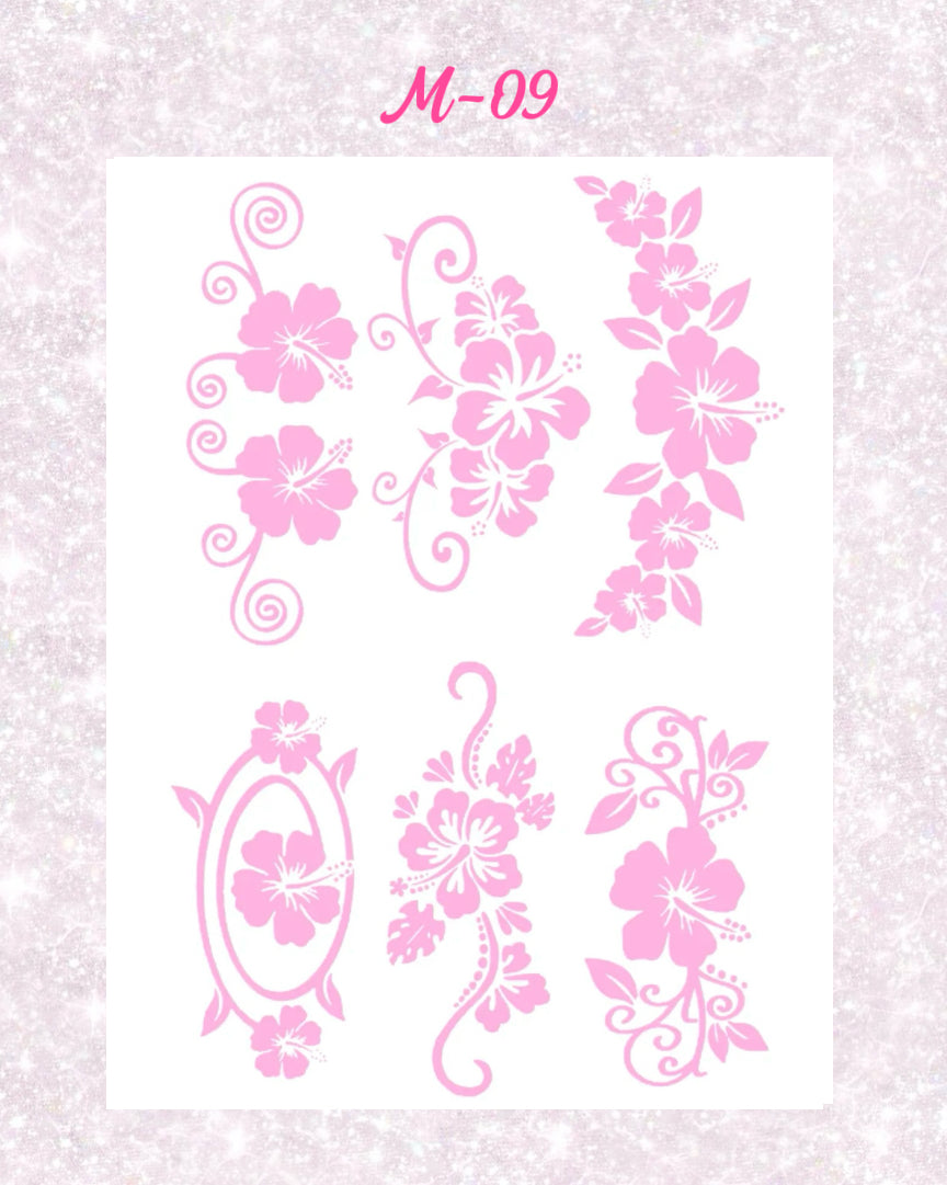 DIY Glitter Tattoo Sticker - M Series