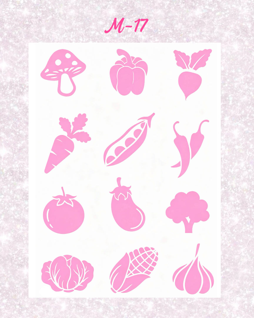 DIY Glitter Tattoo Sticker - M Series