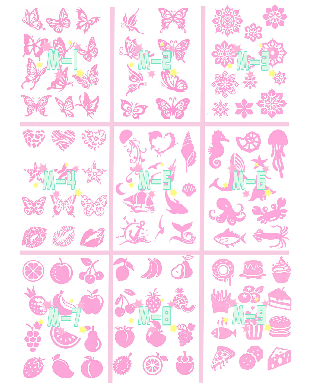 Bulk Order DIY Glitter Tattoos
