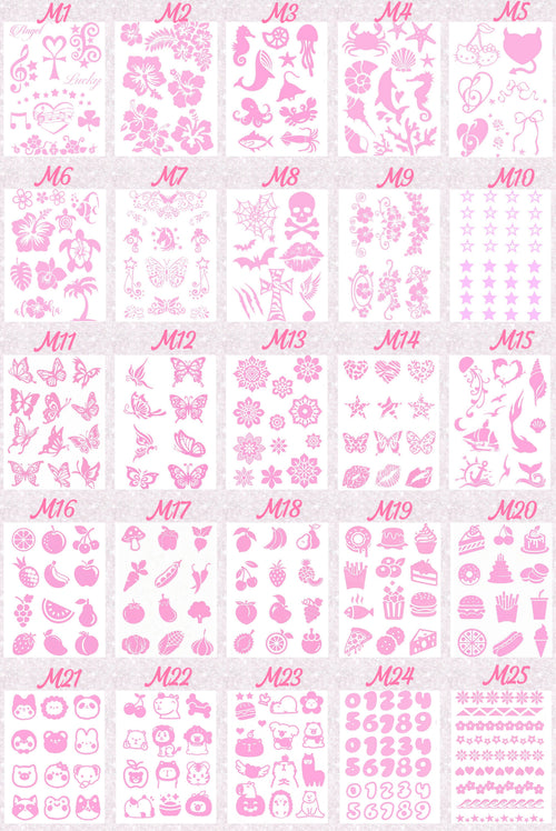 DIY Glitter Tattoo Sticker