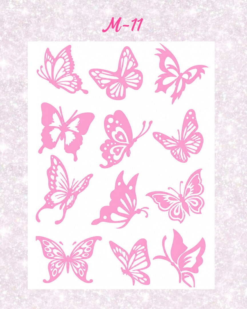 DIY Glitter Tattoo Sticker - M Series