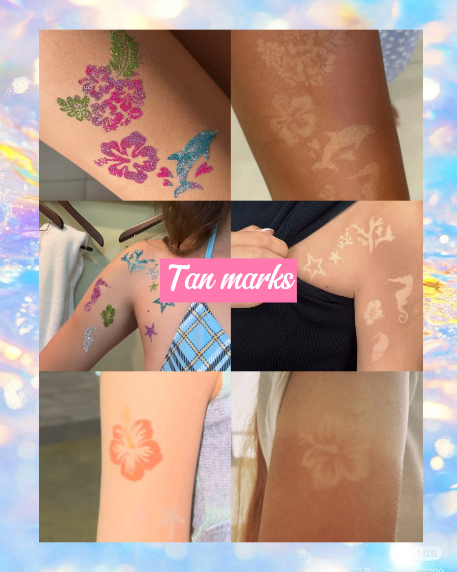 DIY Glitter Tattoo Sticker Set-A series