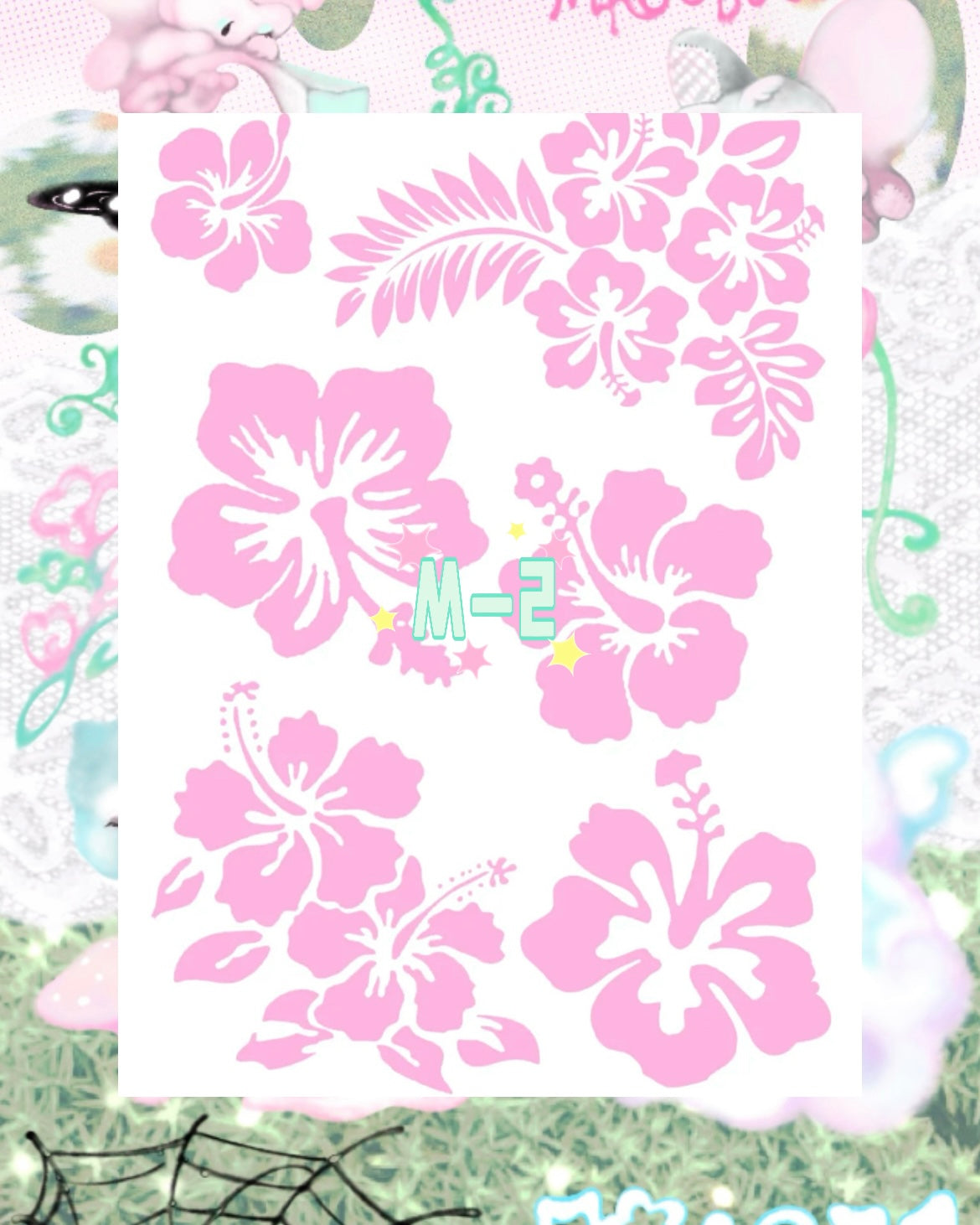 DIY Glitter Tattoo Sticker - M Series
