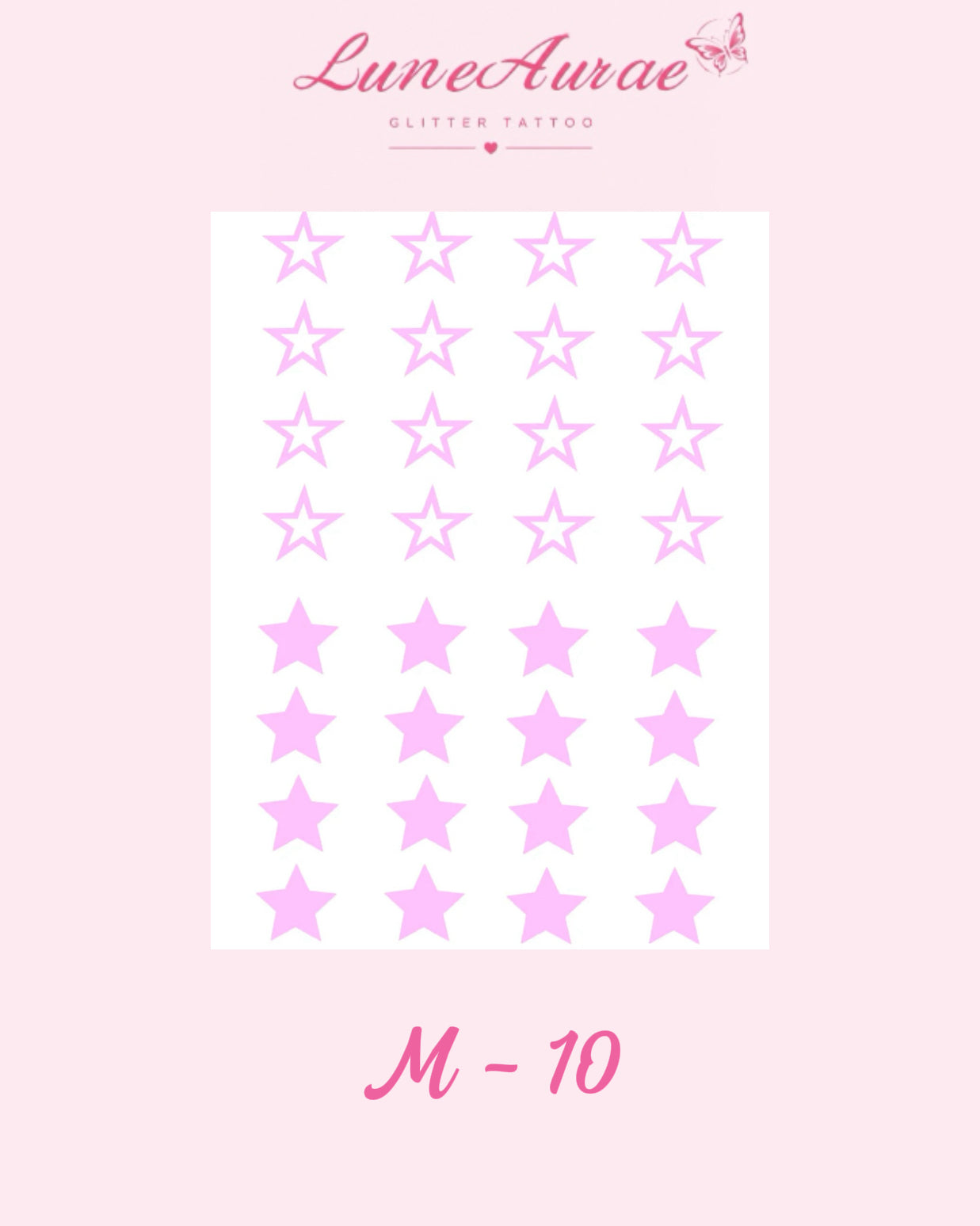 DIY Glitter Tattoo Sticker - M Series