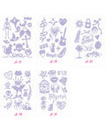 DIY Glitter Tattoo Sticker - A Series New Arrival