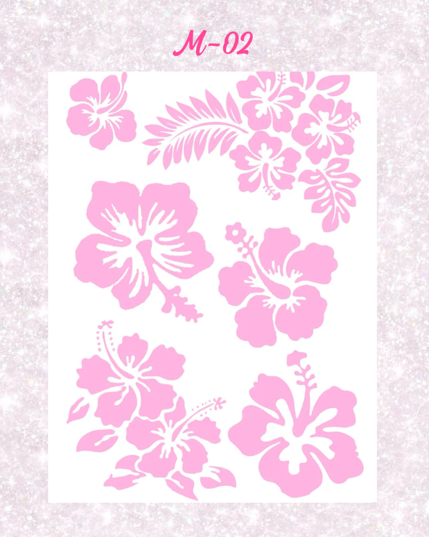 DIY Glitter Tattoo Sticker - M Series