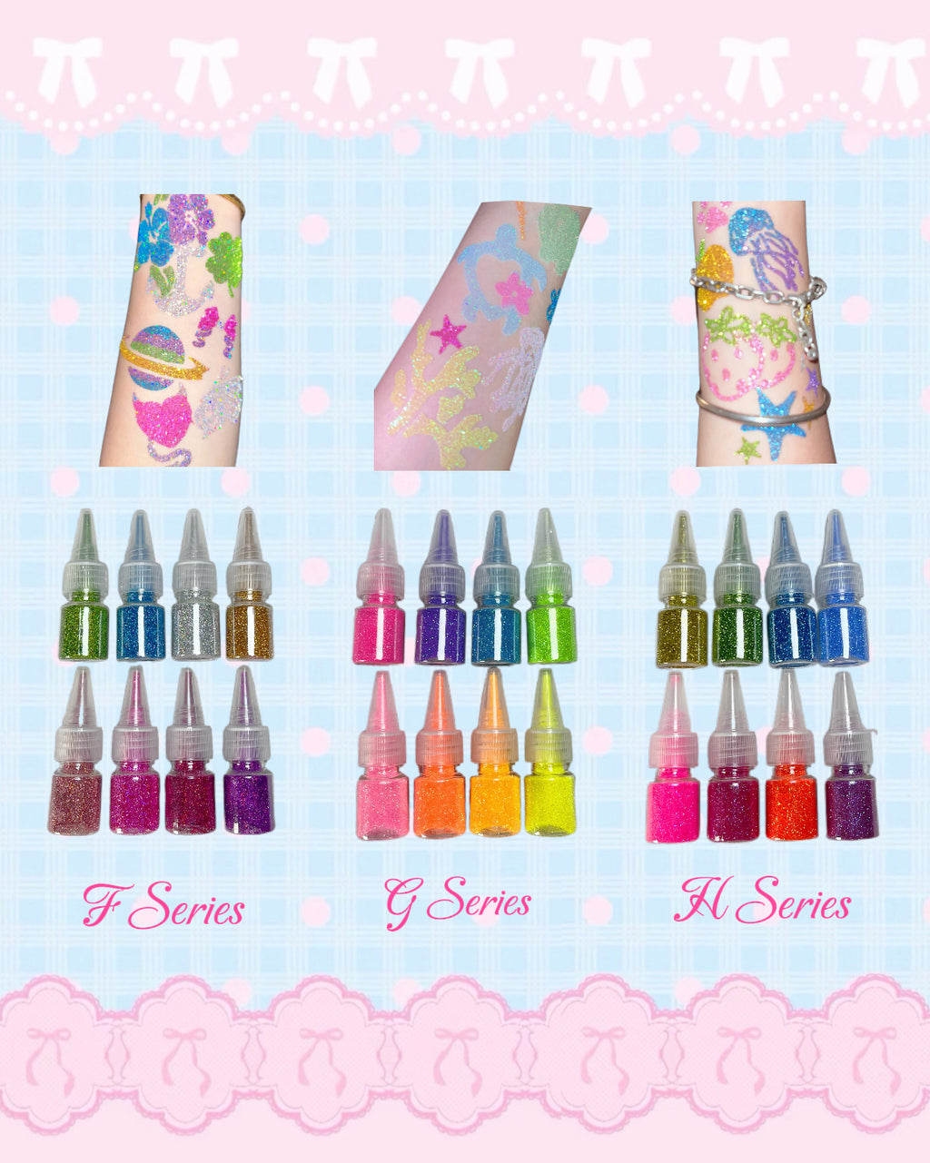 Bulk Order DIY Glitter Tattoos