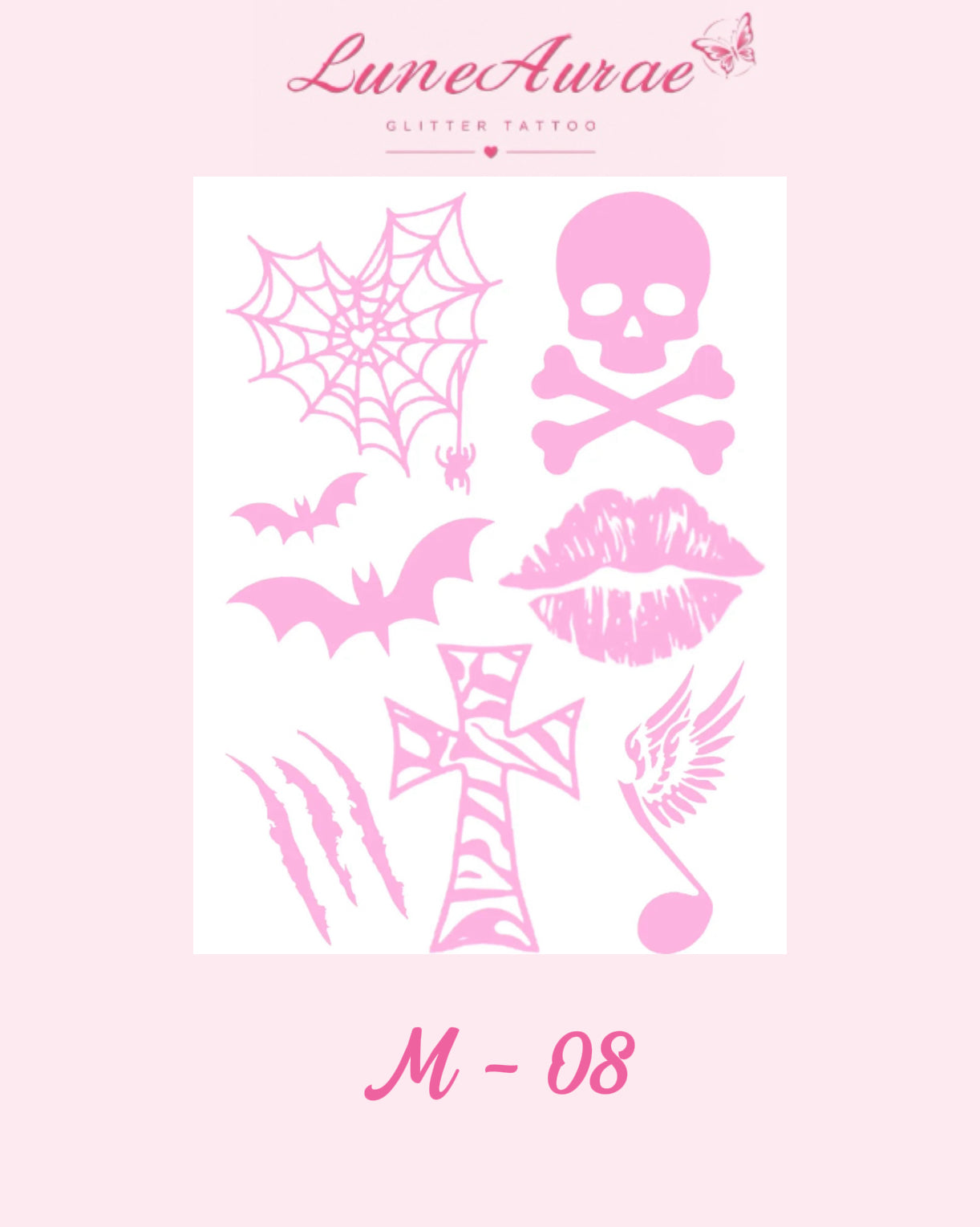 DIY Glitter Tattoo Sticker - M Series