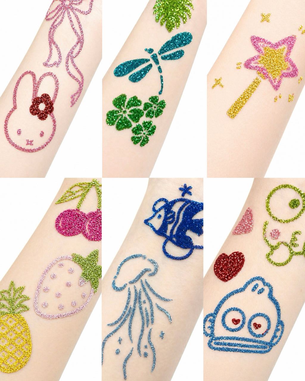 Glitter Set for Temporary Tattoo