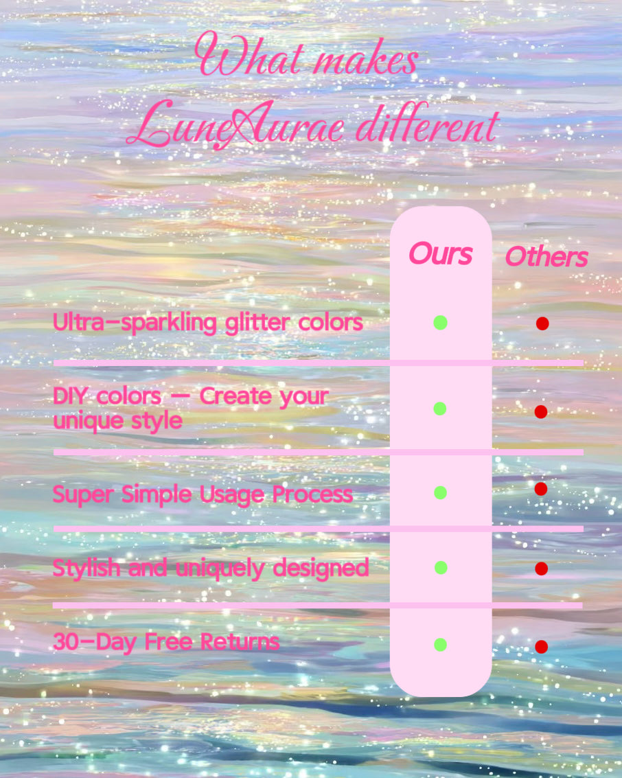 DIY Glitter Tattoo Sticker Set-A series
