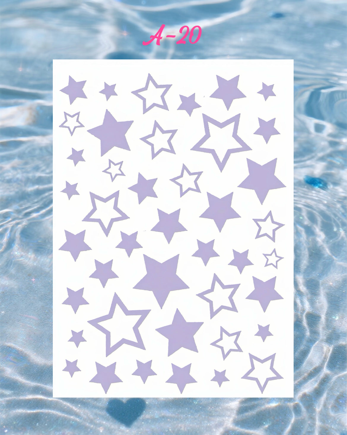 DIY Glitter Tattoo Sticker-A series