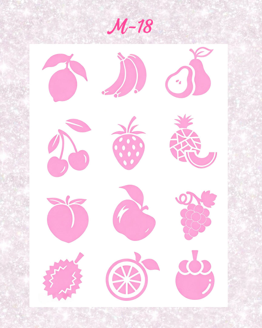 DIY Glitter Tattoo Sticker - M Series