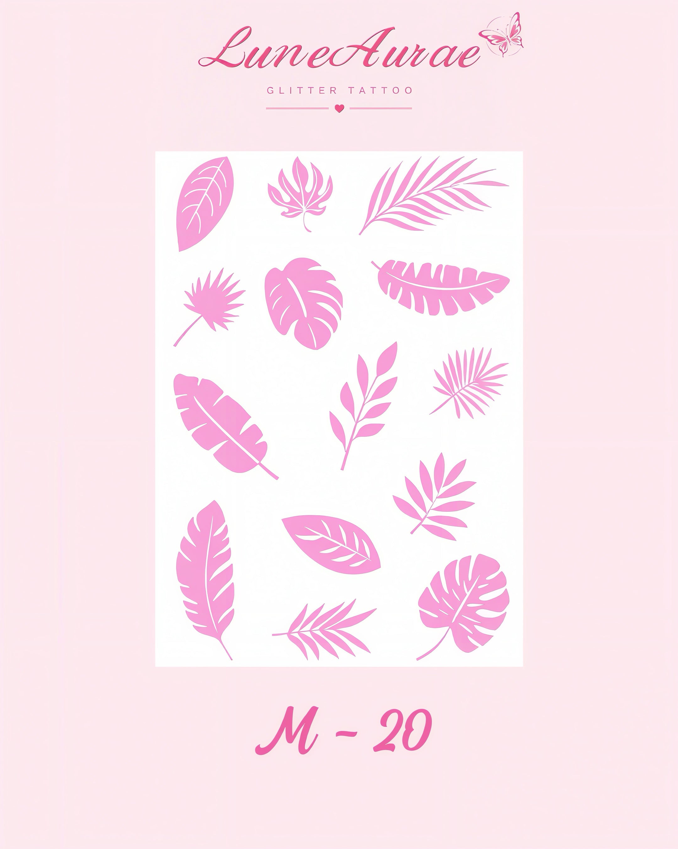 DIY Glitter Tattoo Sticker - M Series