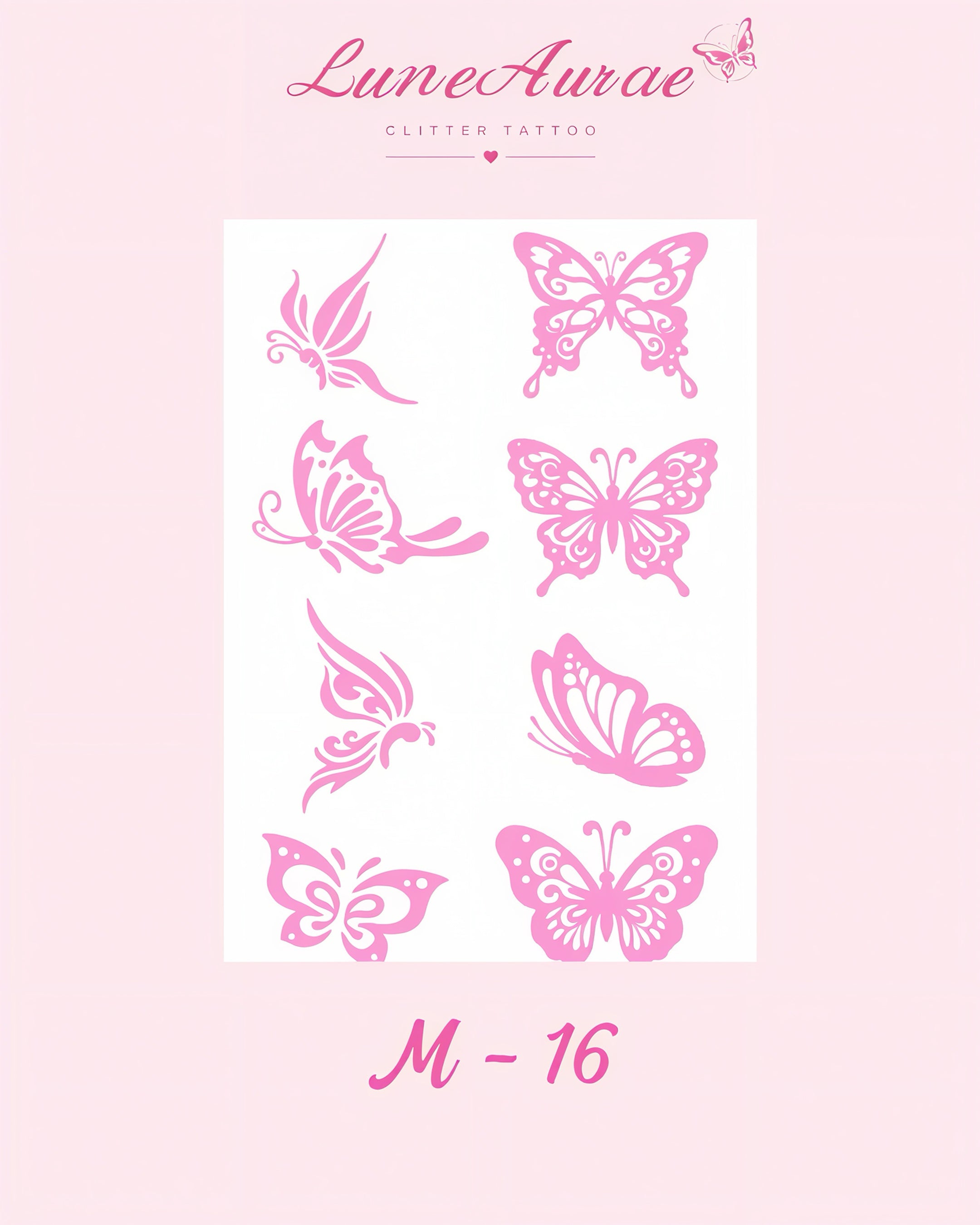 DIY Glitter Tattoo Sticker - M Series