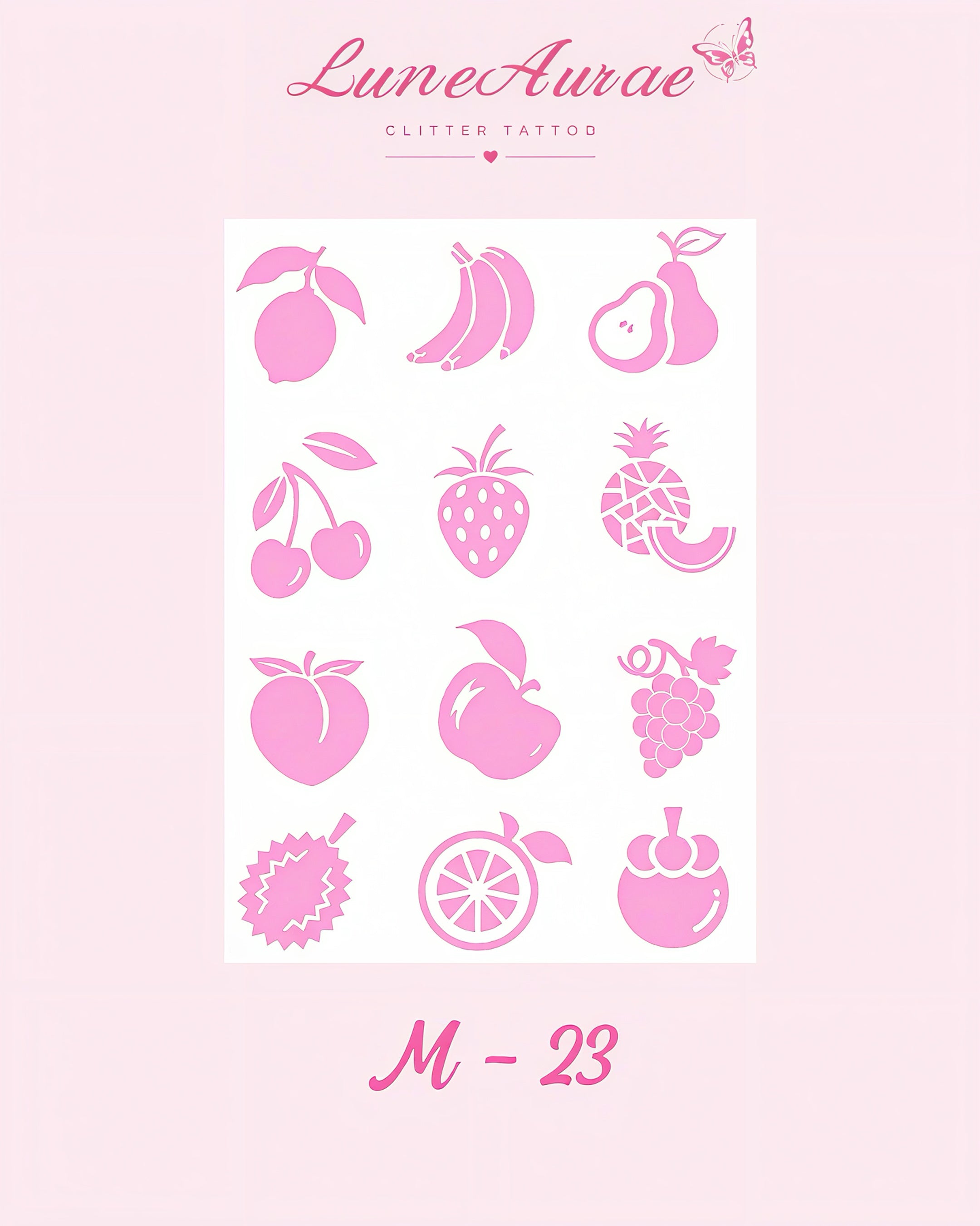 DIY Glitter Tattoo Sticker - M Series