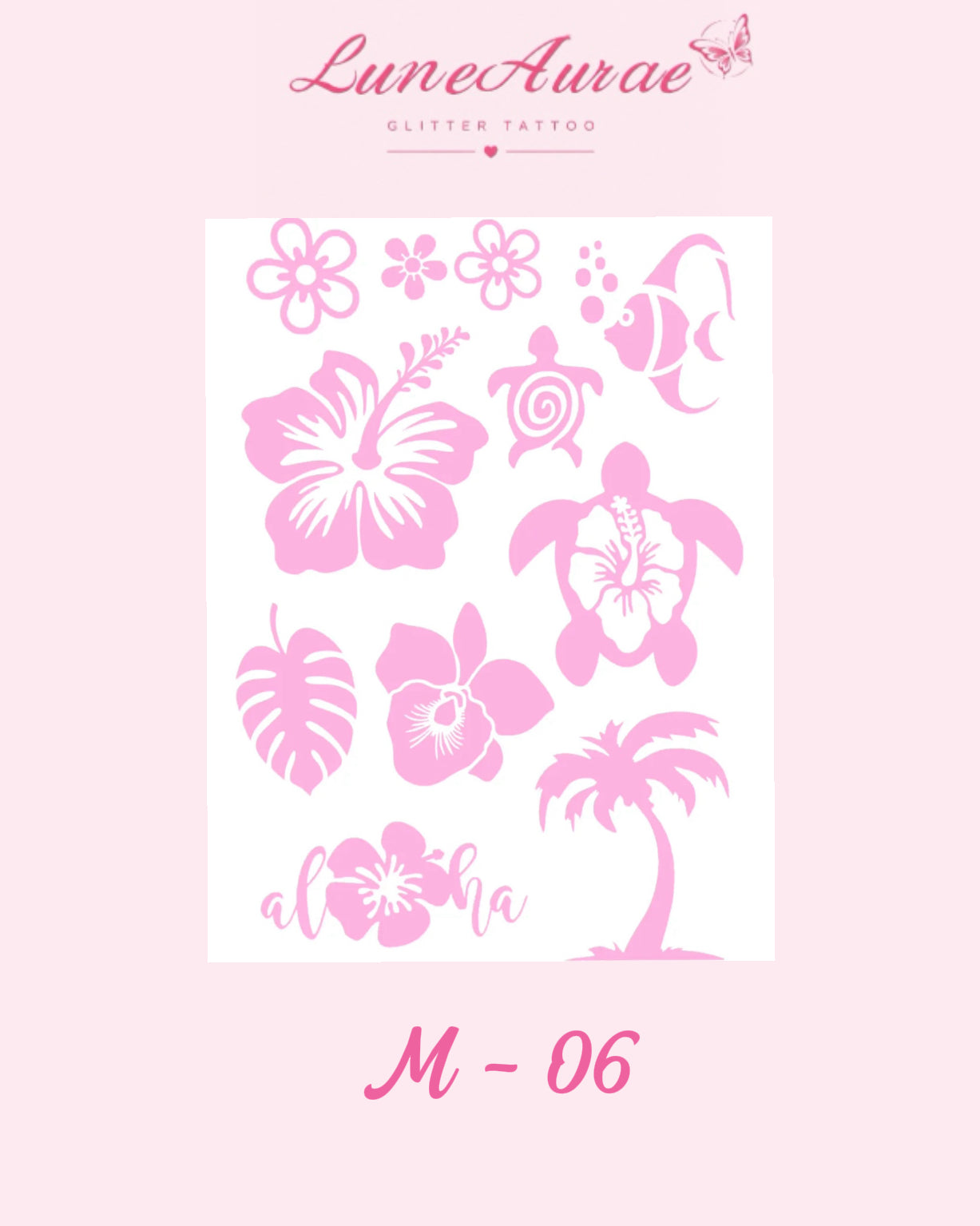 DIY Glitter Tattoo Sticker - M Series