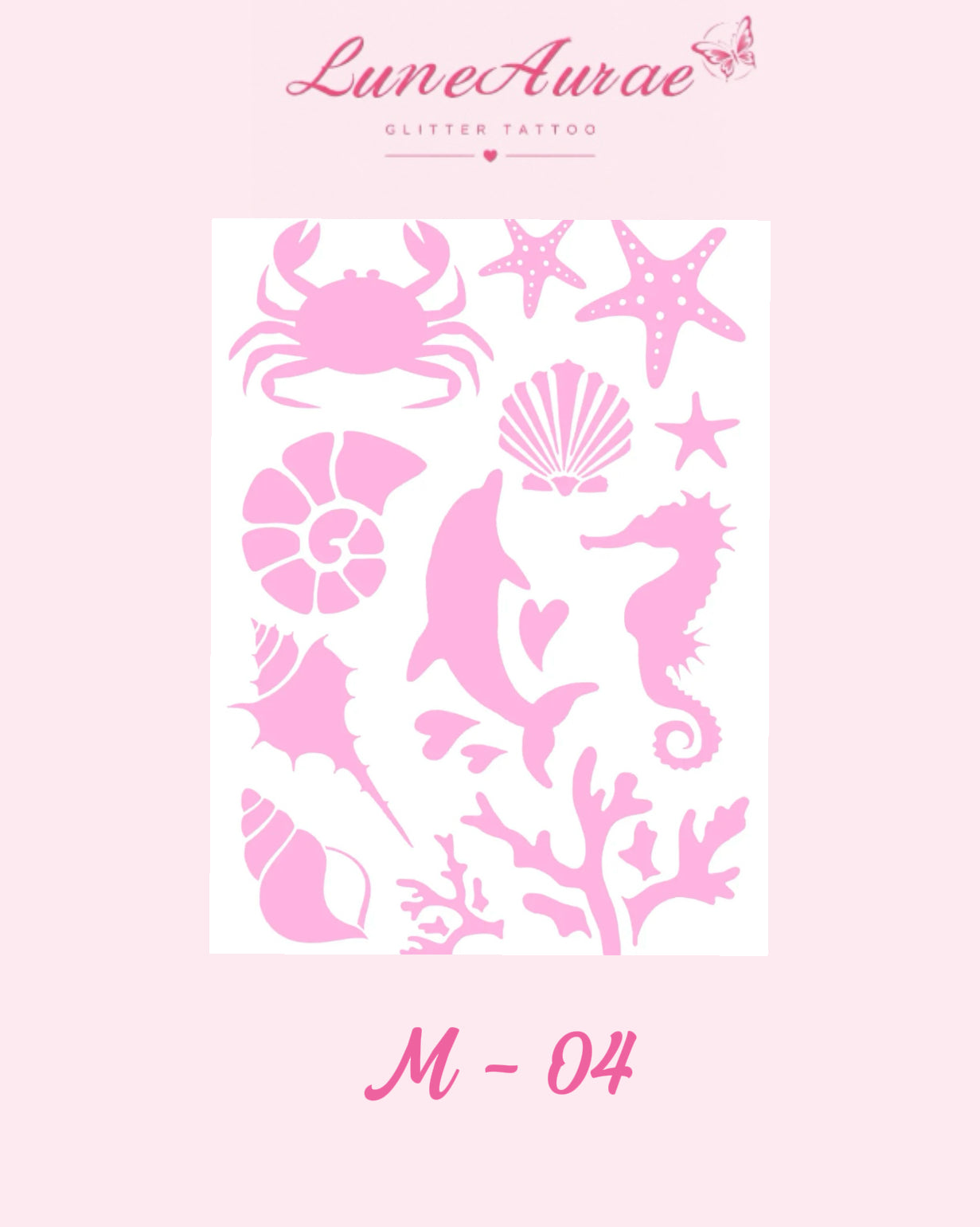 DIY Glitter Tattoo Sticker - M Series