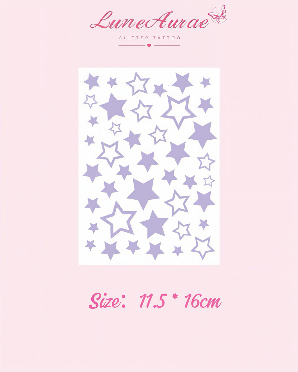 100/200/500 sheets Custom your pattern - DIY Glitter Tattoo sticker