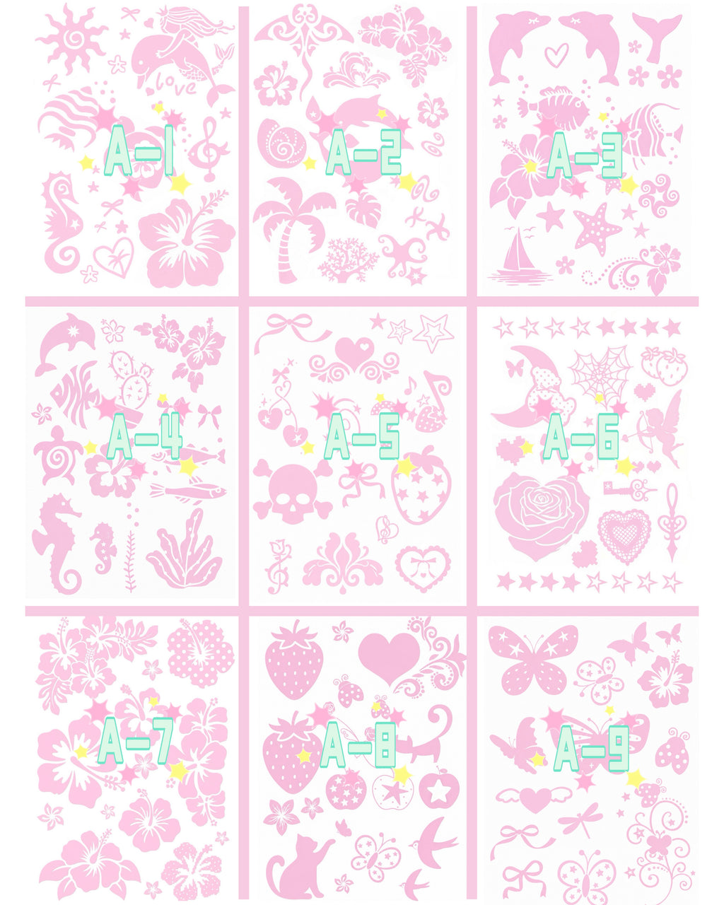 Bulk Order DIY Glitter Tattoos
