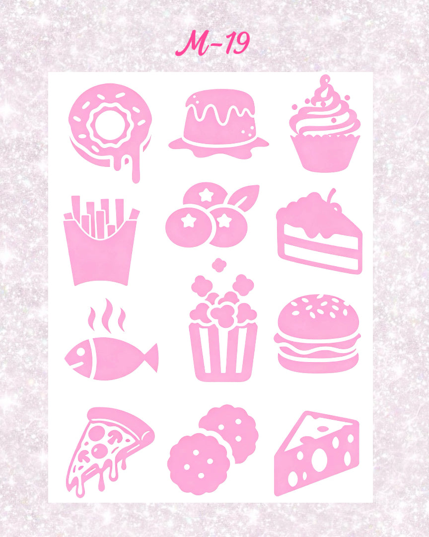 DIY Glitter Tattoo Sticker - M Series
