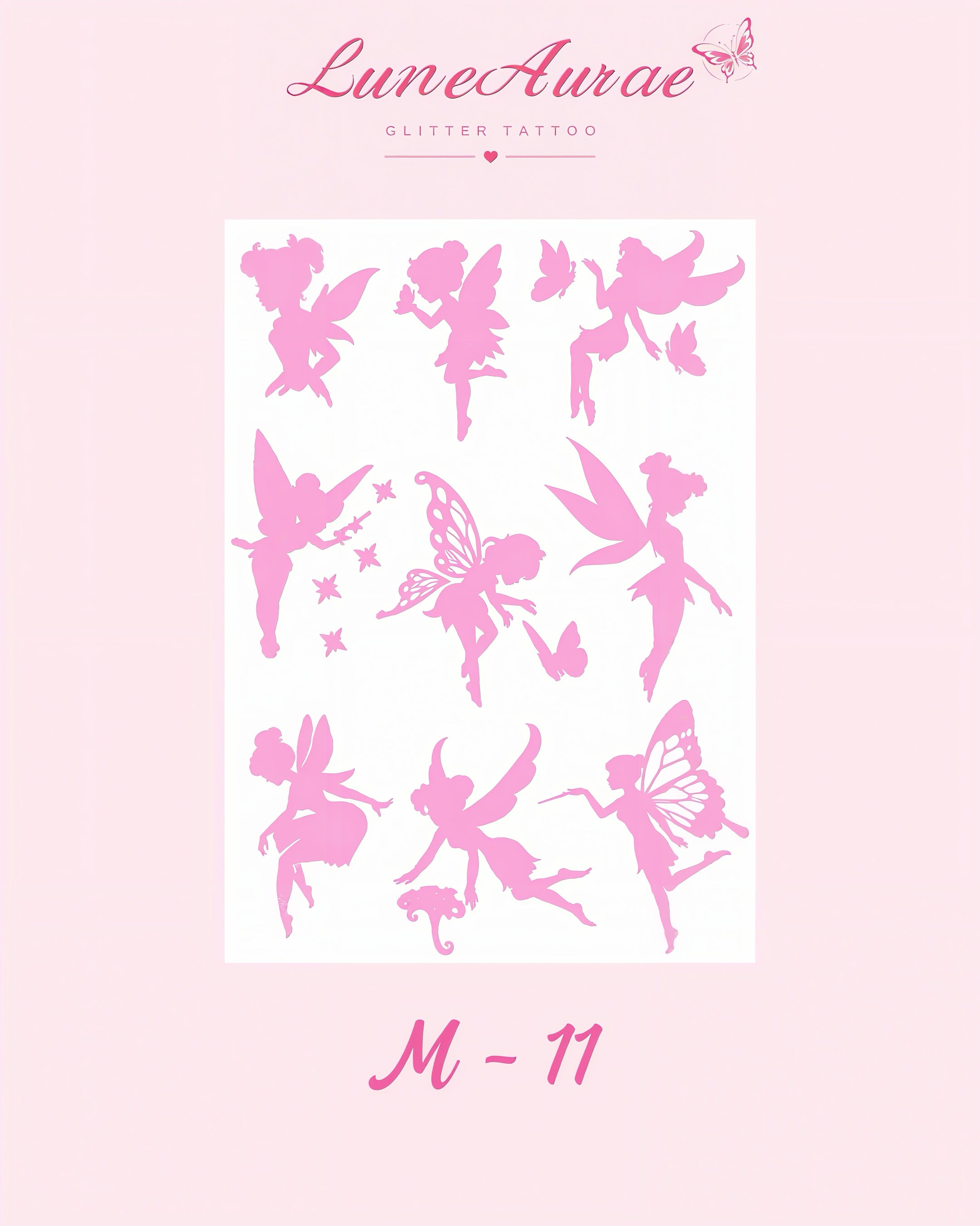 DIY Glitter Tattoo Sticker - M Series