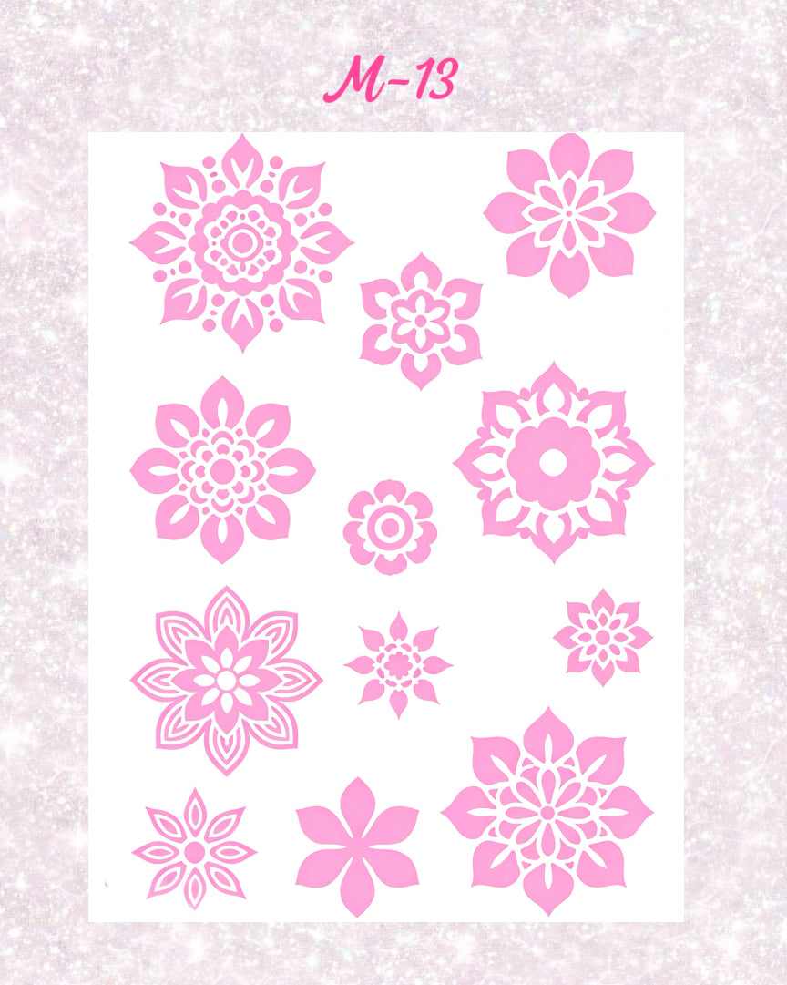 DIY Glitter Tattoo Sticker - M Series