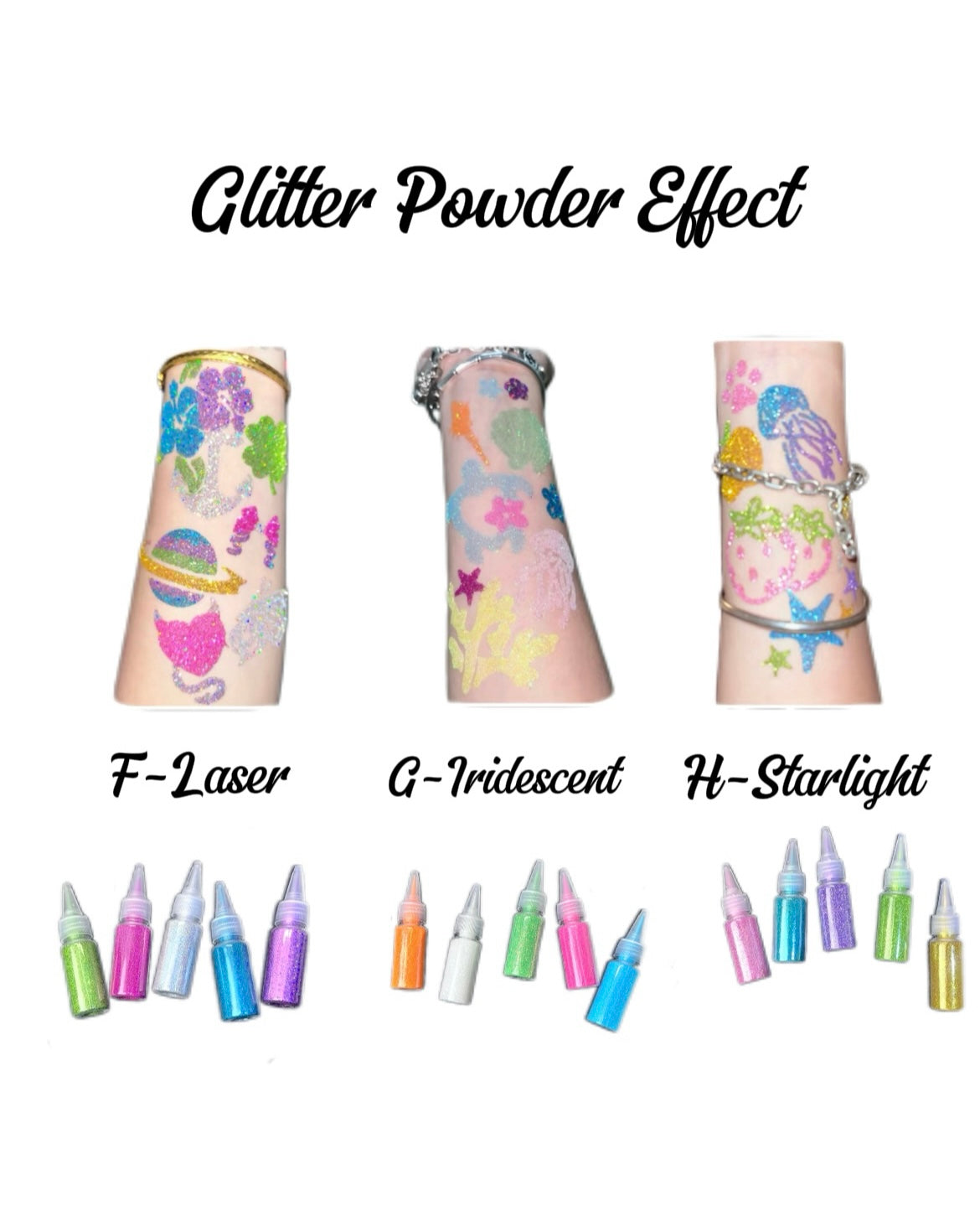 DIY Glitter Set for Temporary Tattoo-New Arrival