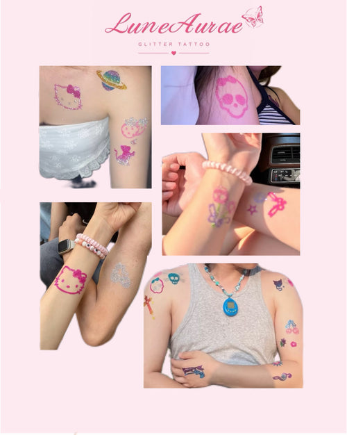 DIY Glitter Set for Temporary Tattoo-New Arrival