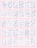 DIY Glitter Tattoo Sticker-A series